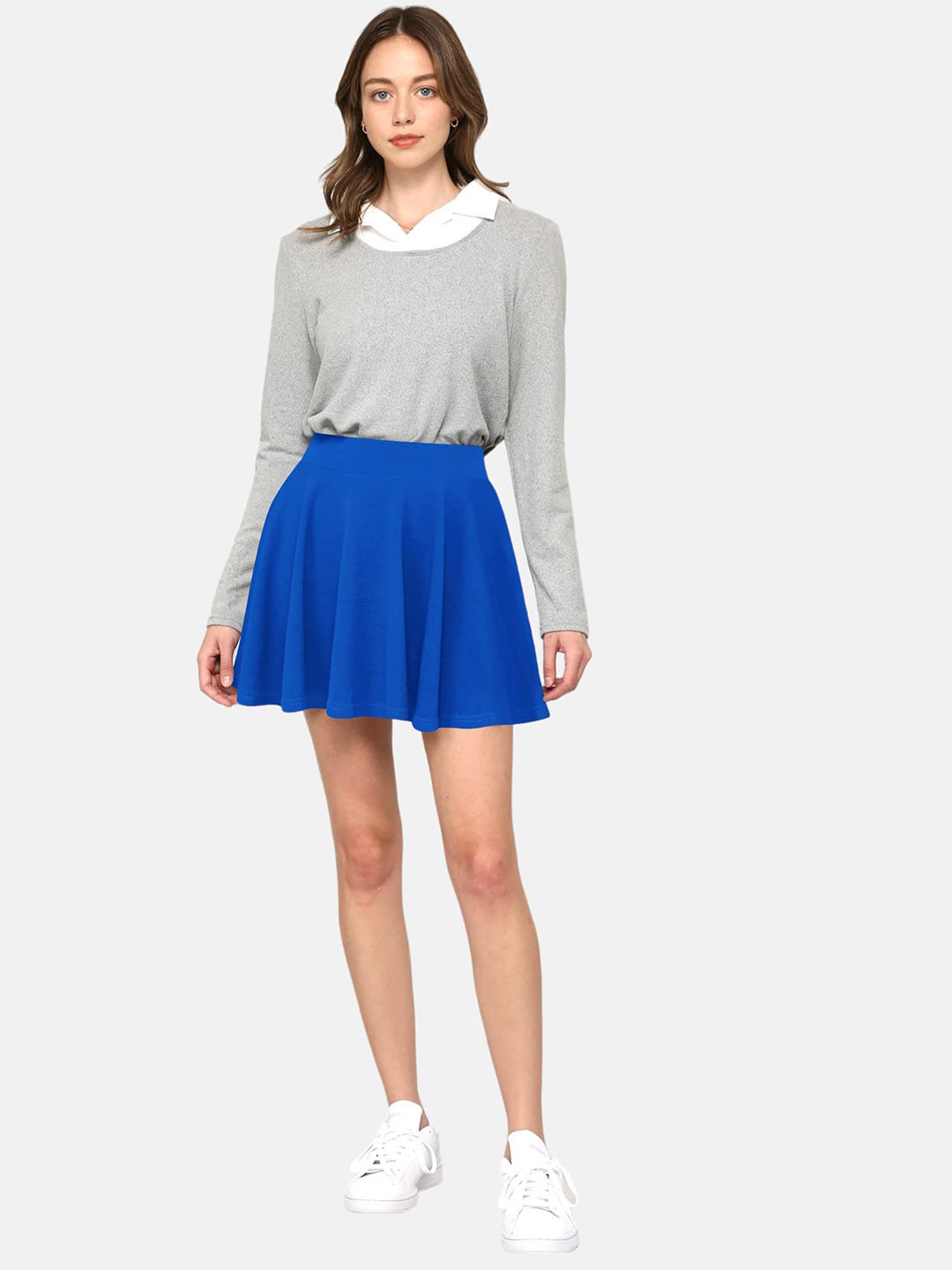 BAESD A-Line Skirt With Attached Shorts