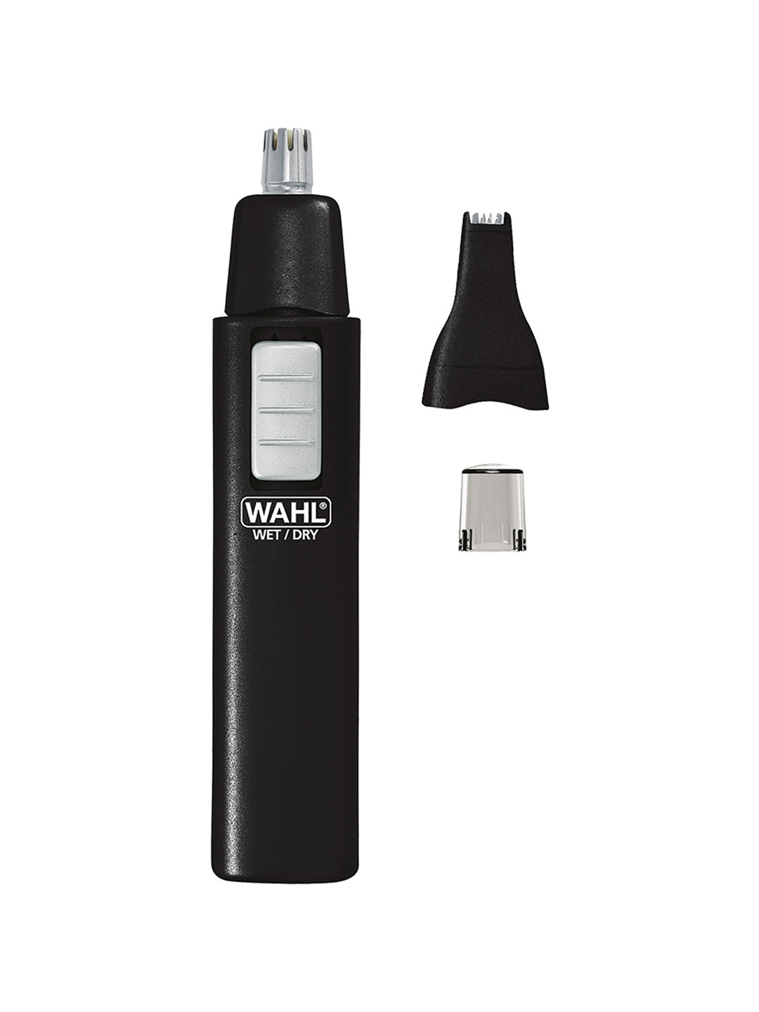 WAHL Nose Ear & Brow Dual-Head Trimmer With Rinseable Blades - Black