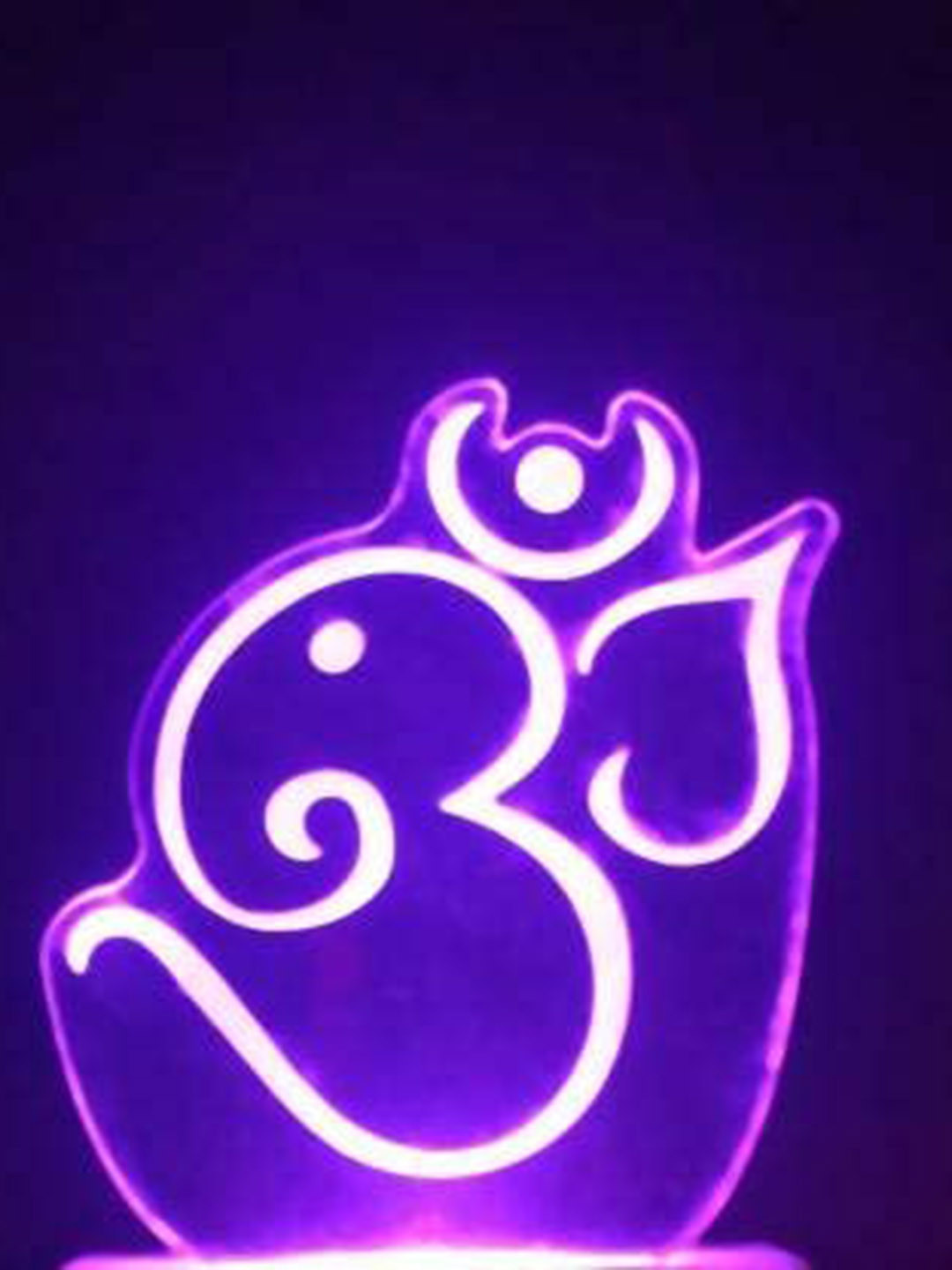 NMII Green & Purple Printed Acrylic wall Lamps