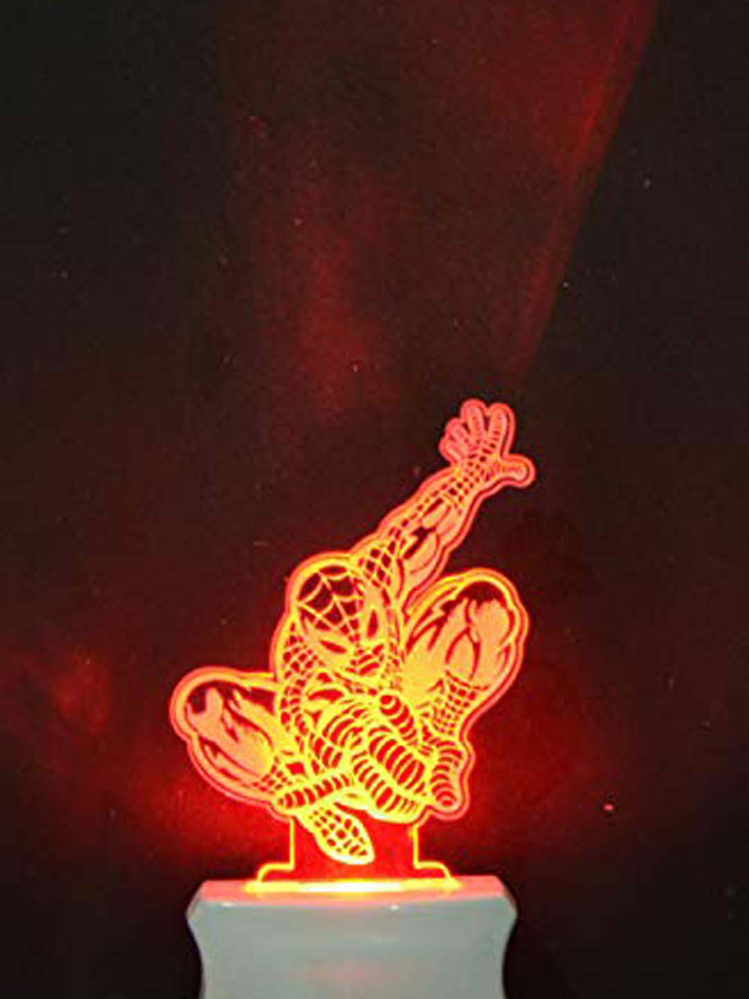 NMII Blue & Red Printed Acrylic Wall Lamps