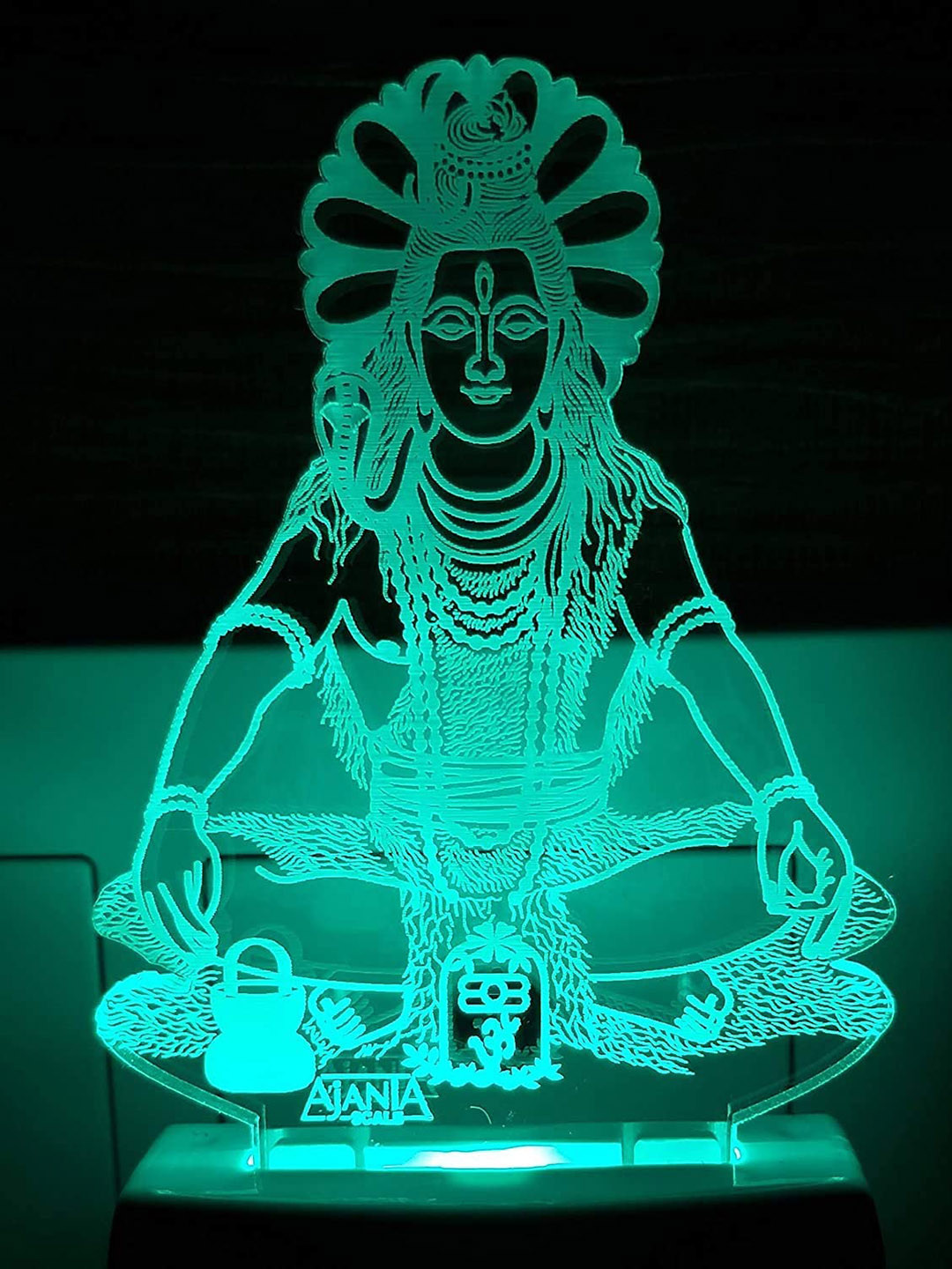 NMII Pink & Green Printed Acrylic wall Lamps