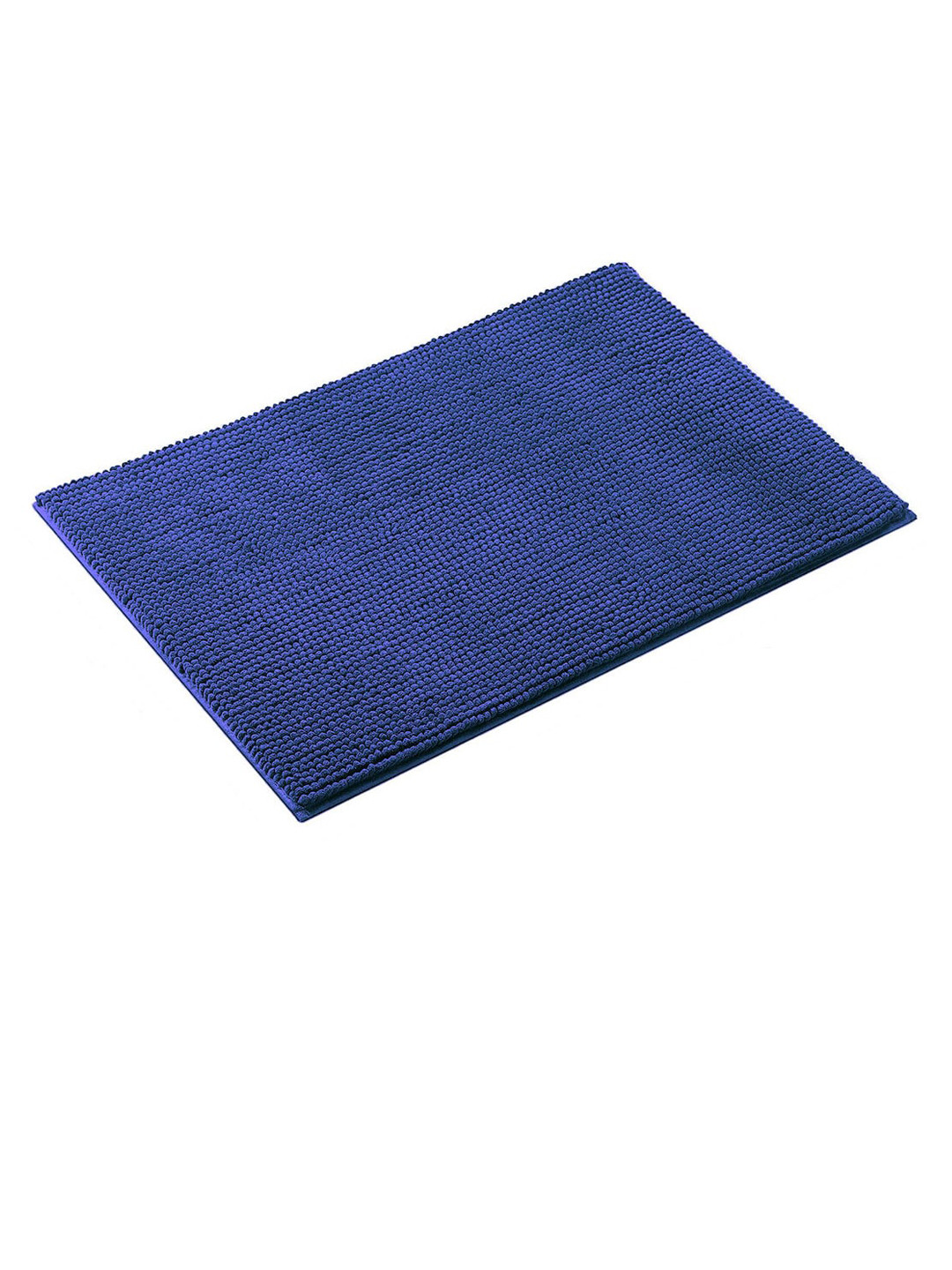 LUXEHOME INTERNATIONAL Navy Blue Anti-Skid Bath Rugs