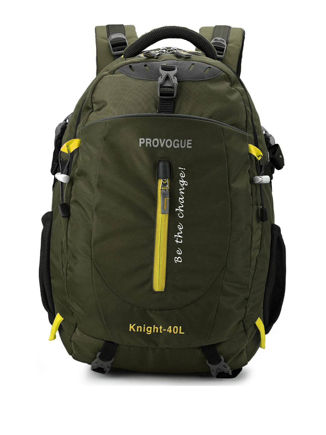 Provogue Unisex Ergonomic Backpack With Reflective Strip & Rain Cover 40 L