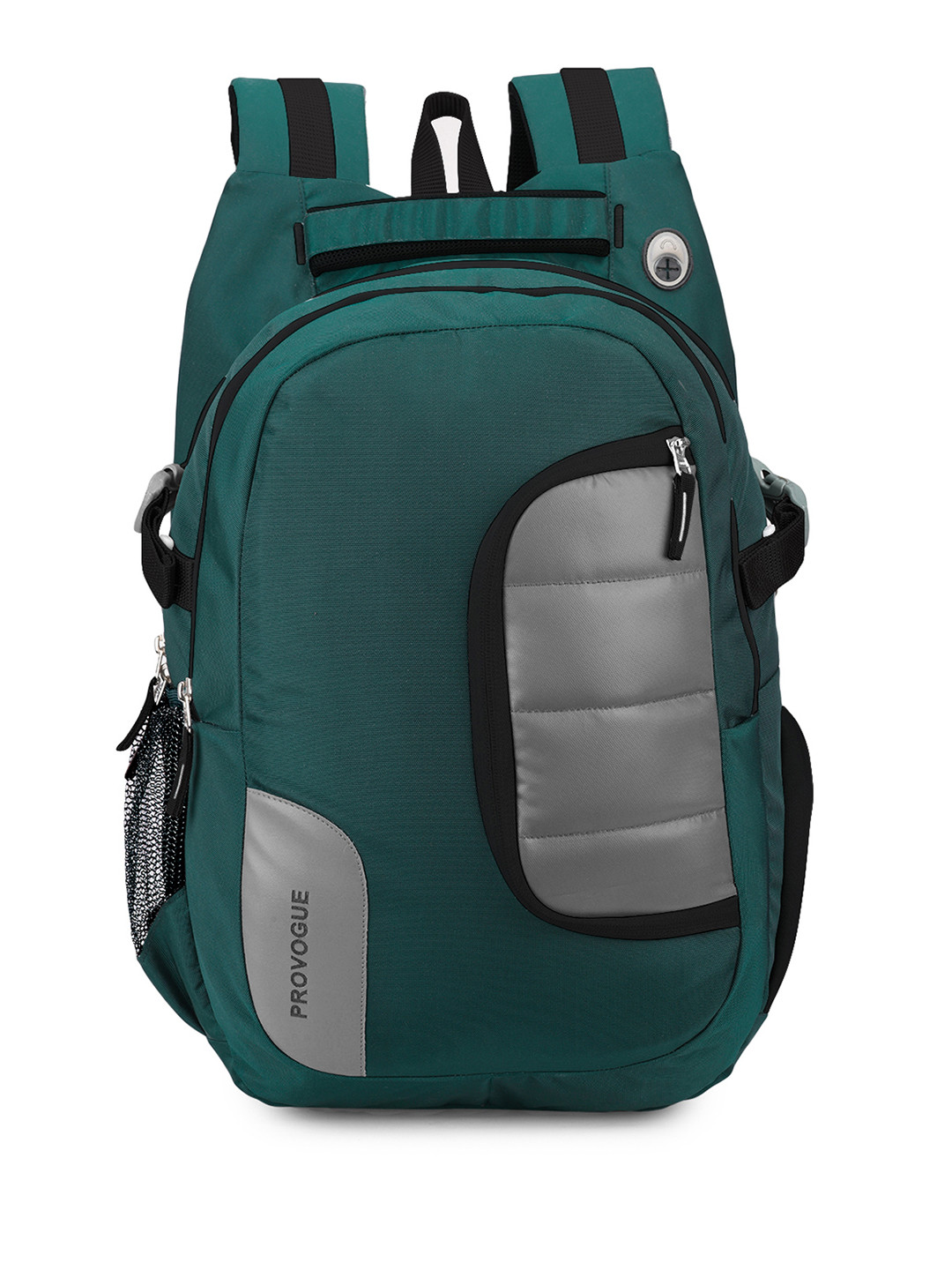 Provogue Unisex Contrast Detail Ergonomic Backpack With Rain Cover 45 L