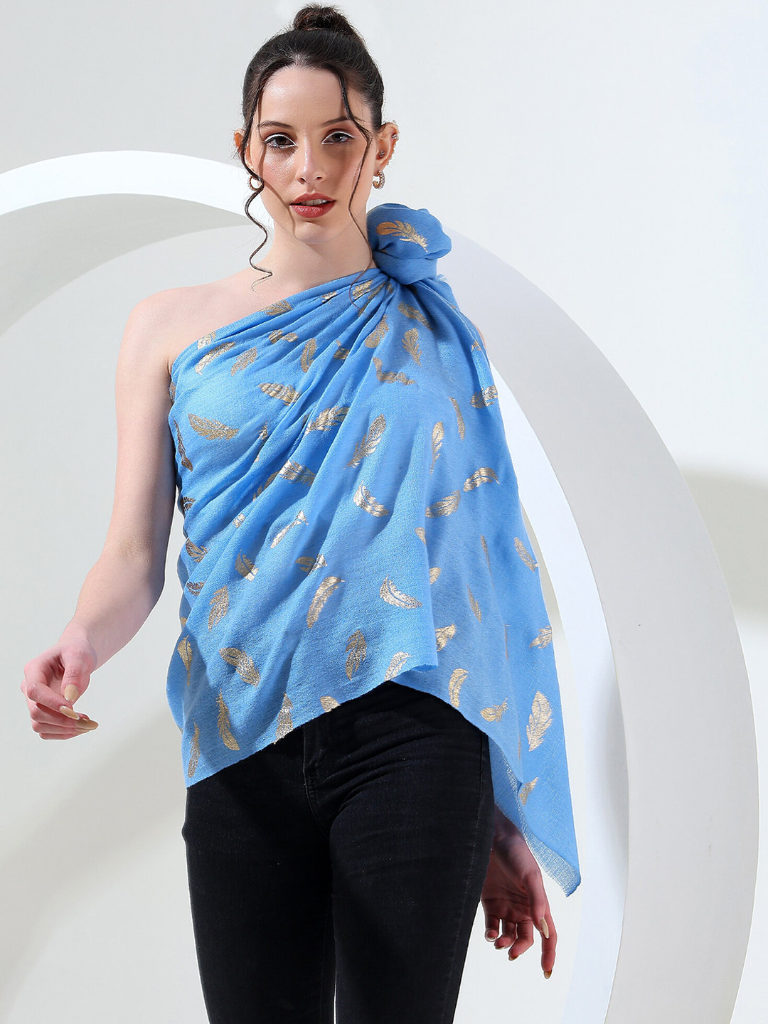 MODARTA Printed Pure Woolen Stole