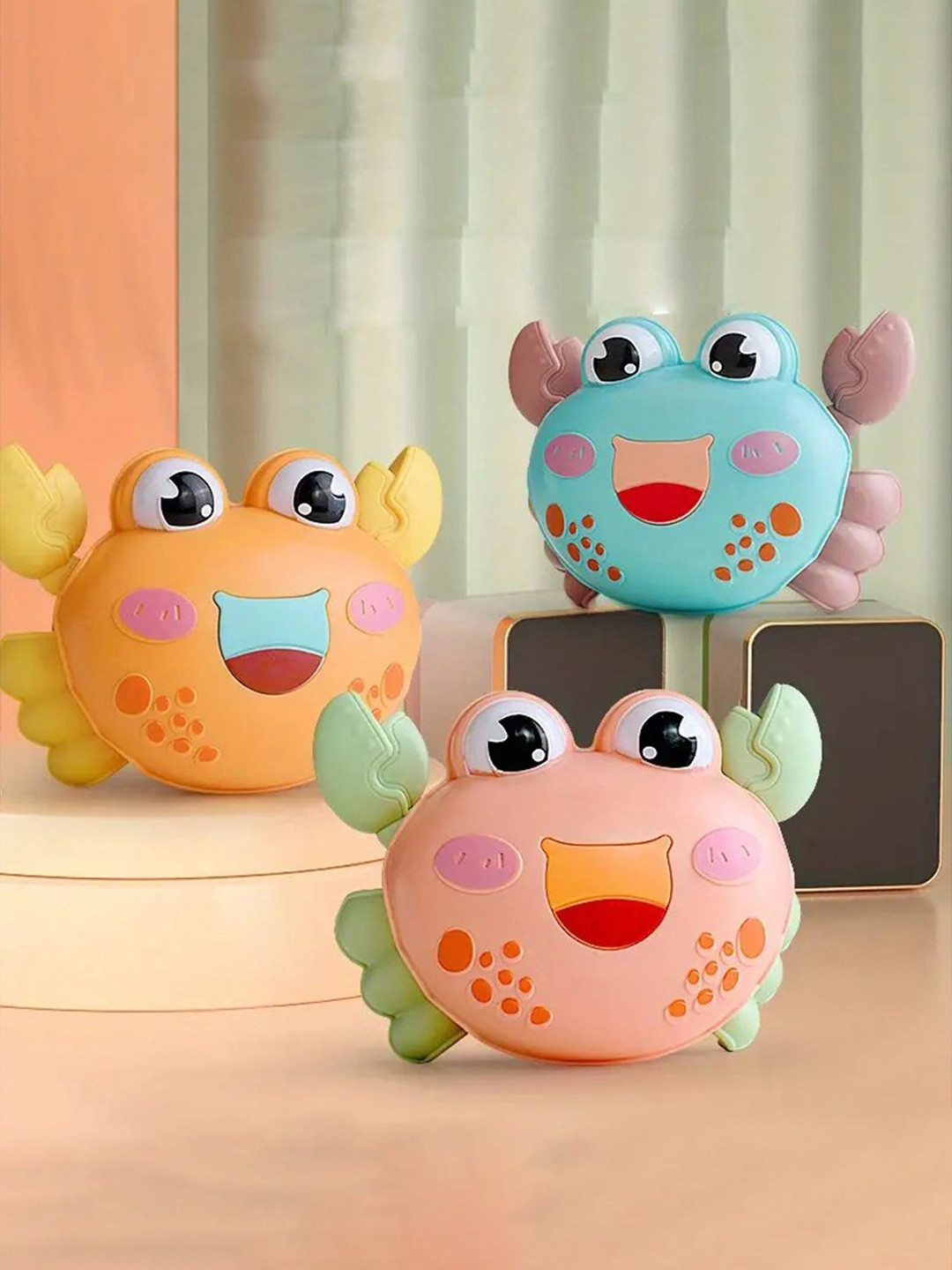 ADKD Infants 3 Pcs Cute Crawling Crab Toys