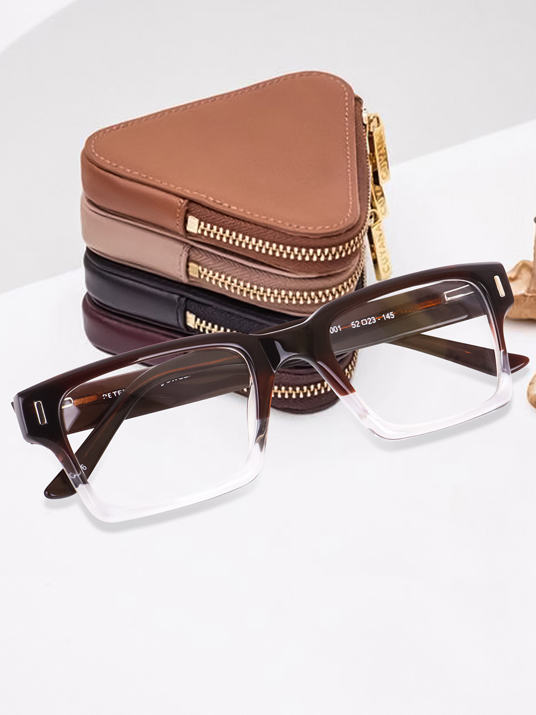 Peter Jones Eyewear Unisex Full Rim Square Frames U001BR
