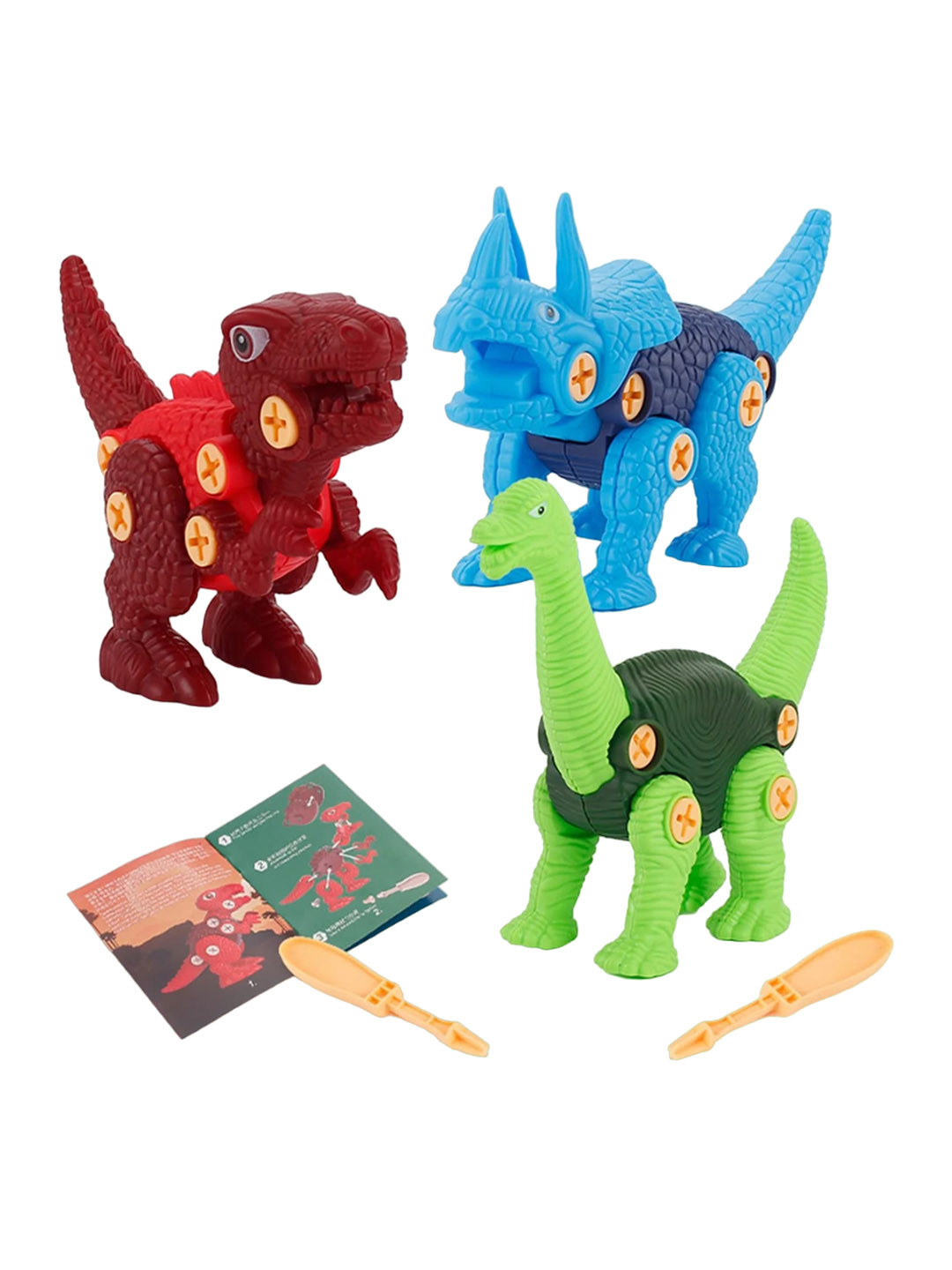 ADKD Kids Set of 3 Dianosor Learning Toys