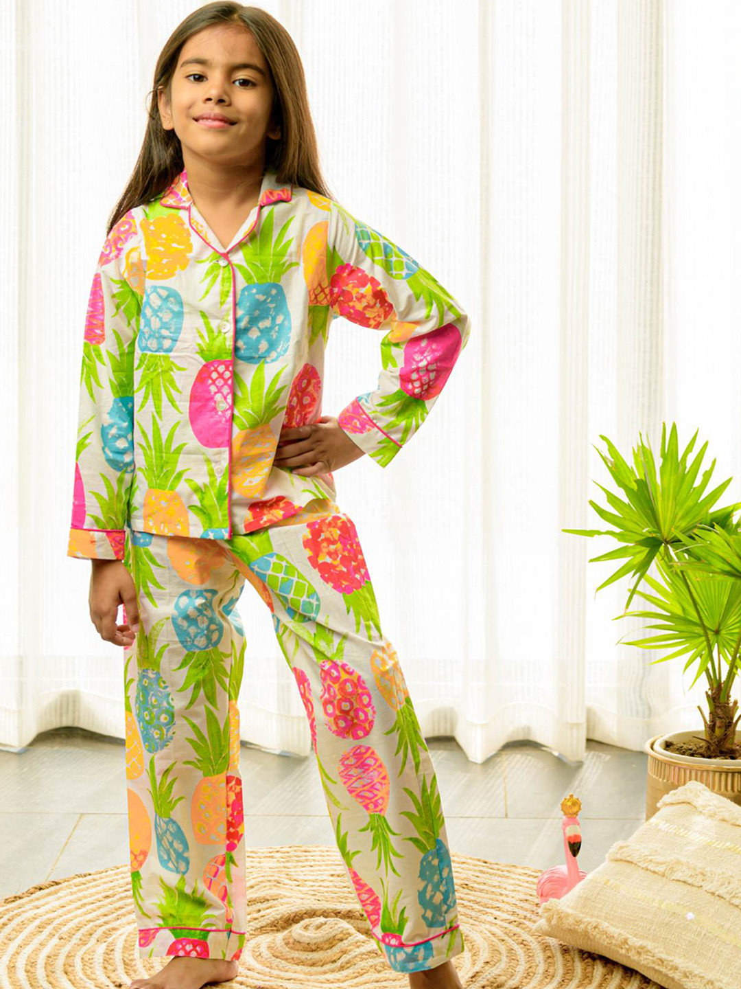 Fairies Forever Girls Conversational Printed Pure Cotton Night suit