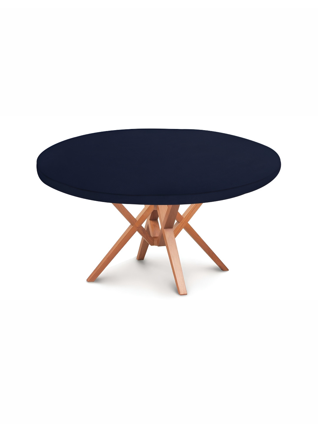 Stylista Dark Blue Waterproof Round 4 Seater Table Cover