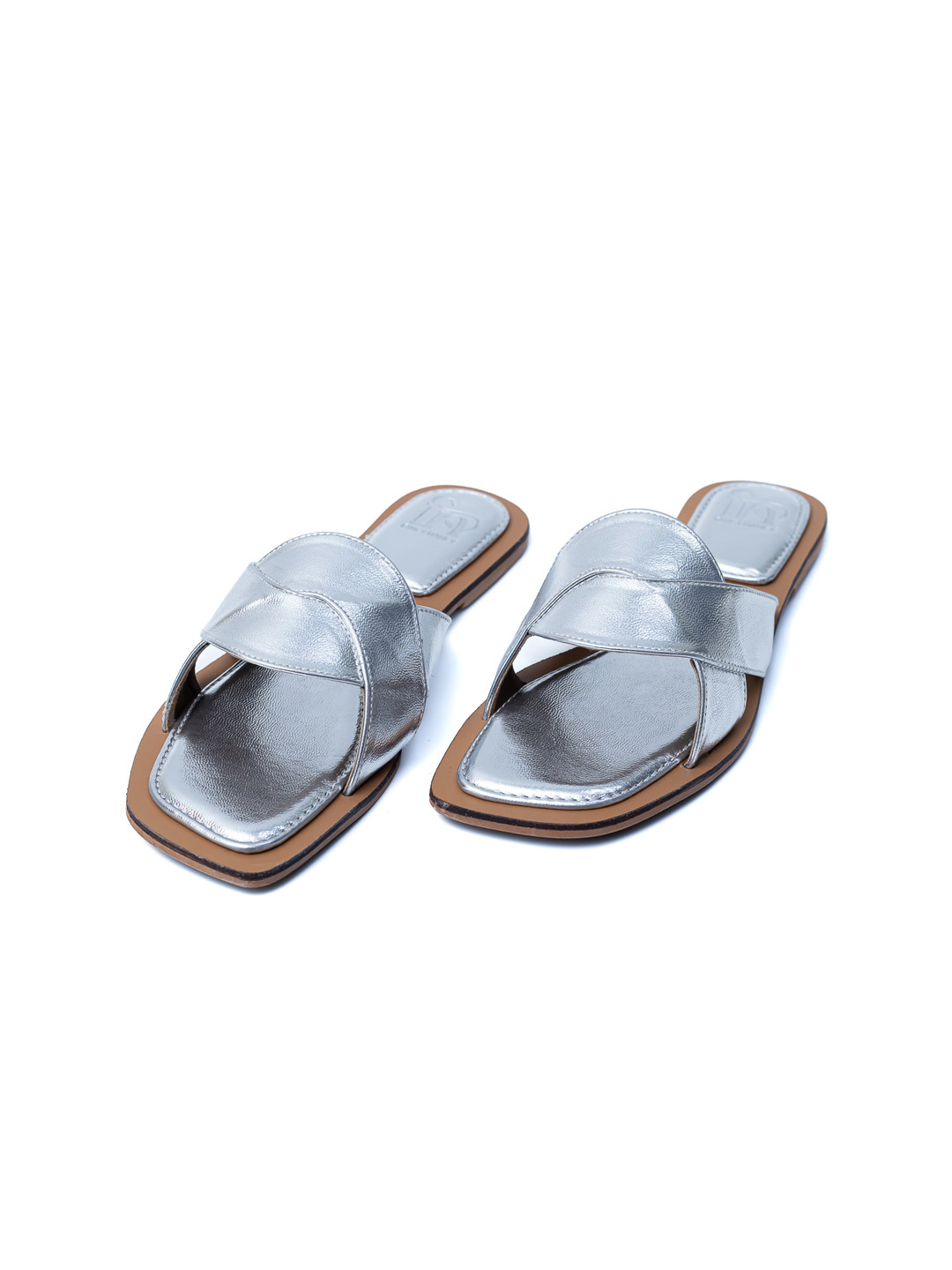 Dapper Feet-Fancy Nancy Open Toe Flats