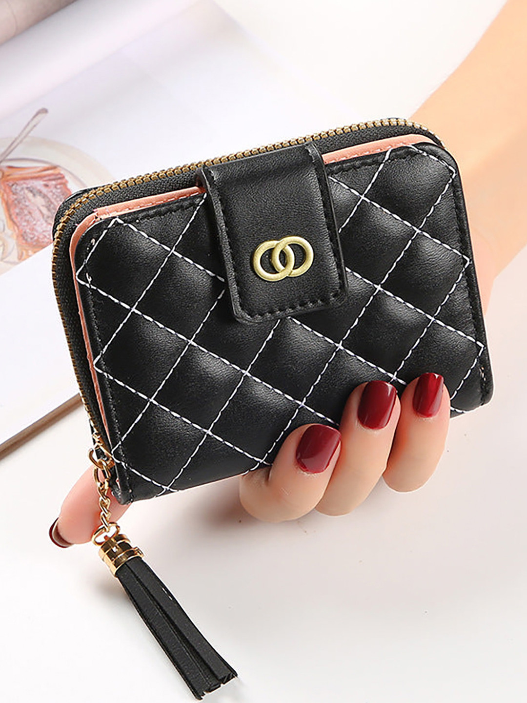 SYGA Textured Leather Card Holder