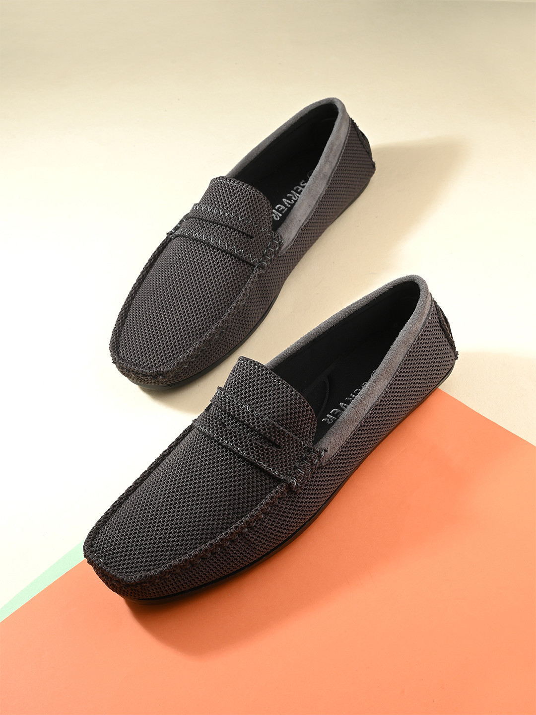 SERVER Grey Confortable & Lightweight Casual Shoes