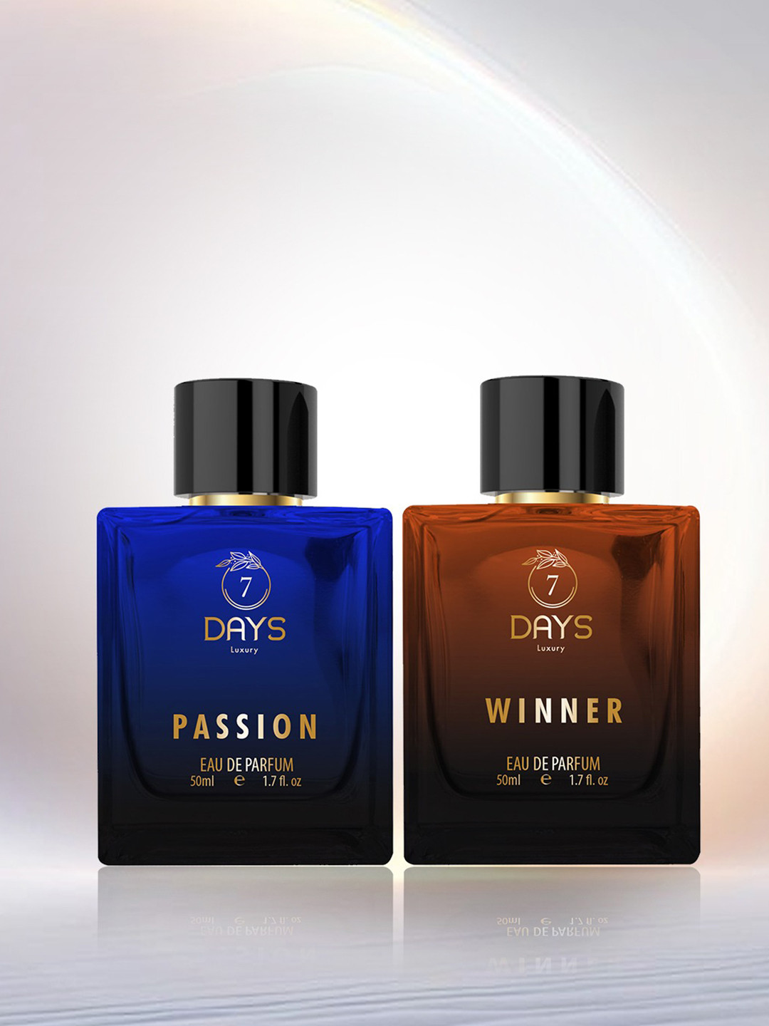 7DAYSNATURAL Passion & Winner 2-Pcs Long Lasting Eau De Parfum - 50ml Each