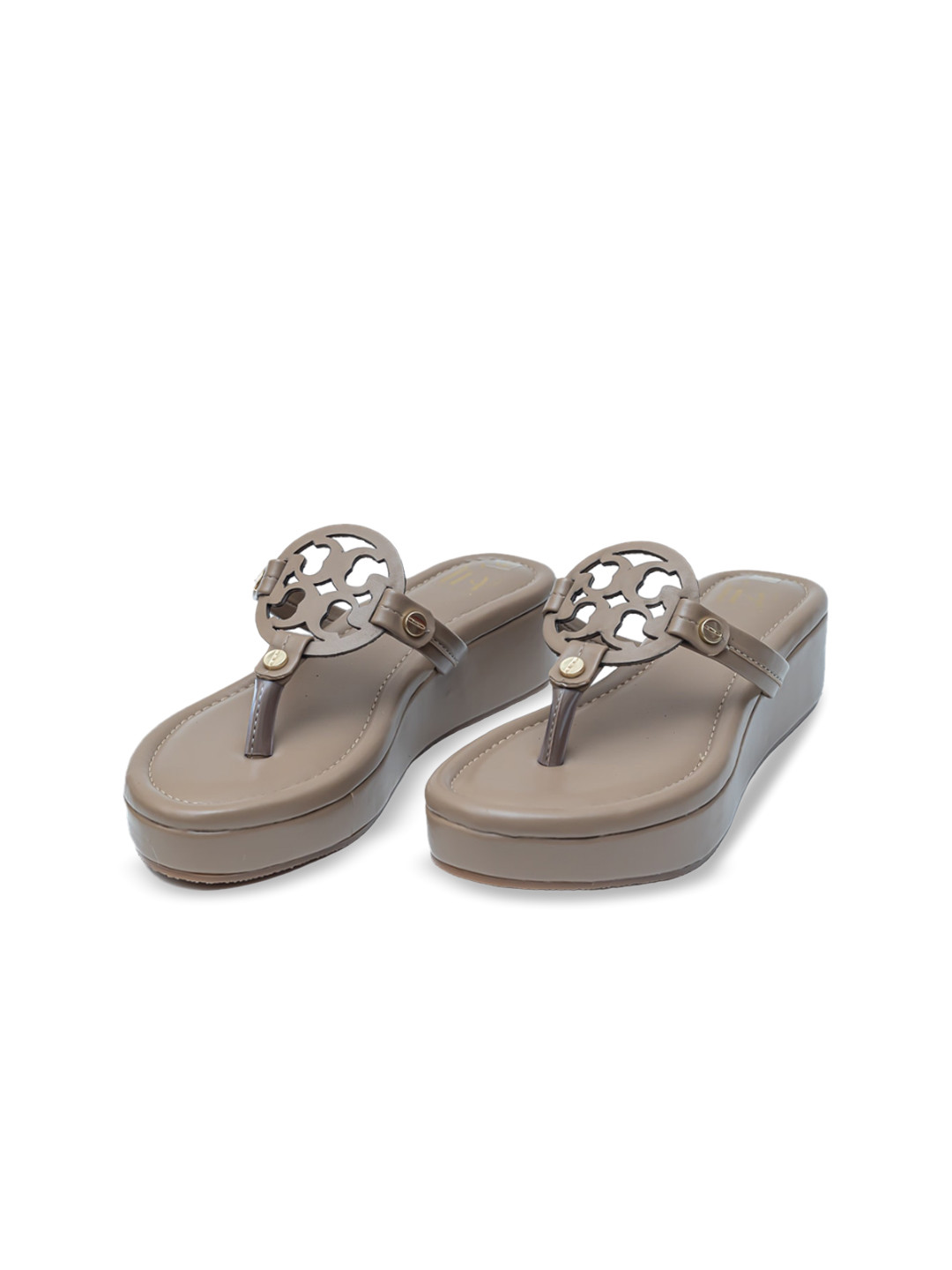 Dapper Feet-Fancy Nancy Embellished Wedge Sandals