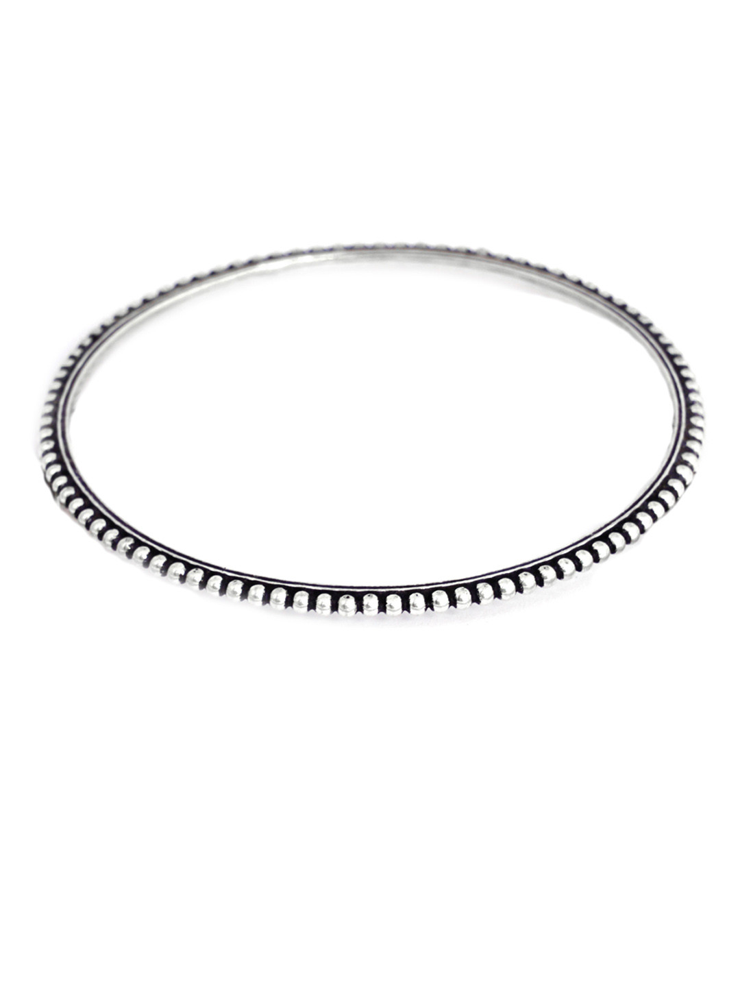 Shyle Sterling Silver Adya Fine Daana Intricate Bangle