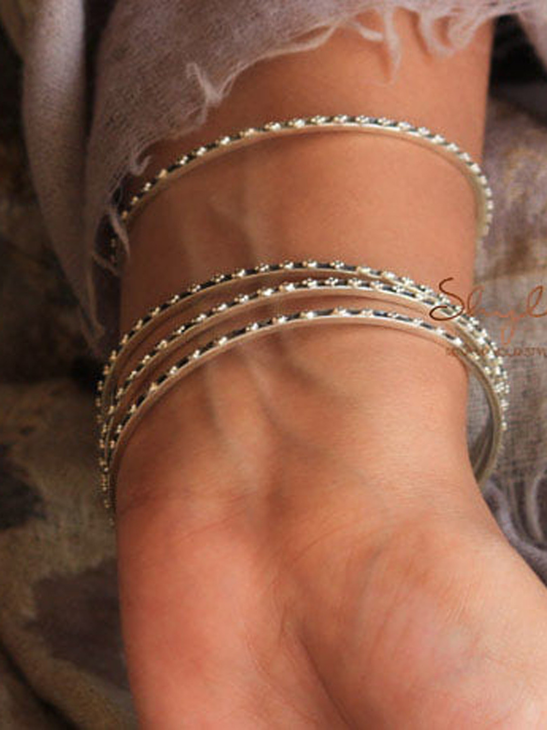 Shyle Sterling Silver Bangle