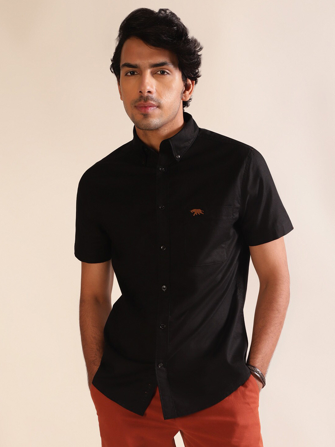 Andamen Signature Fundamentals Premium Oxford Button-Down Collar Casual Pure Cotton Shirt