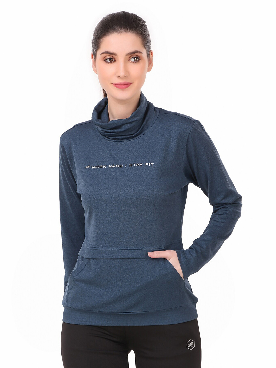 REDESIGN Cowl Neck Rapid Dry Pullover Sweatshirt