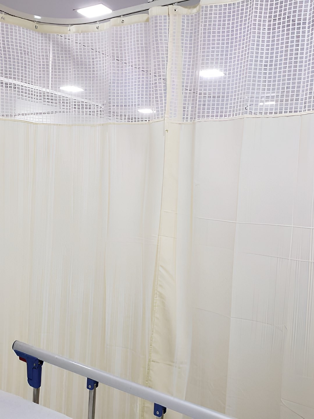 CASA-NEST Cream-Coloured Long Door Hospital Partition Curtain