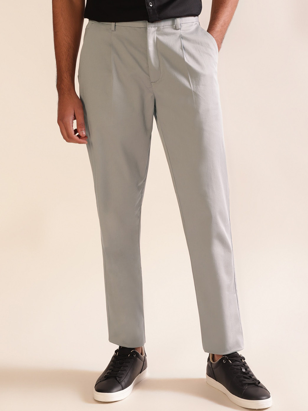 Andamen Ultra Men Stretchable Pleated Chino