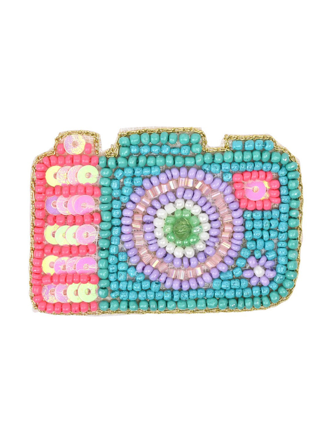 Aye Candy Girls Embellished Camera Alligator Hair Clip