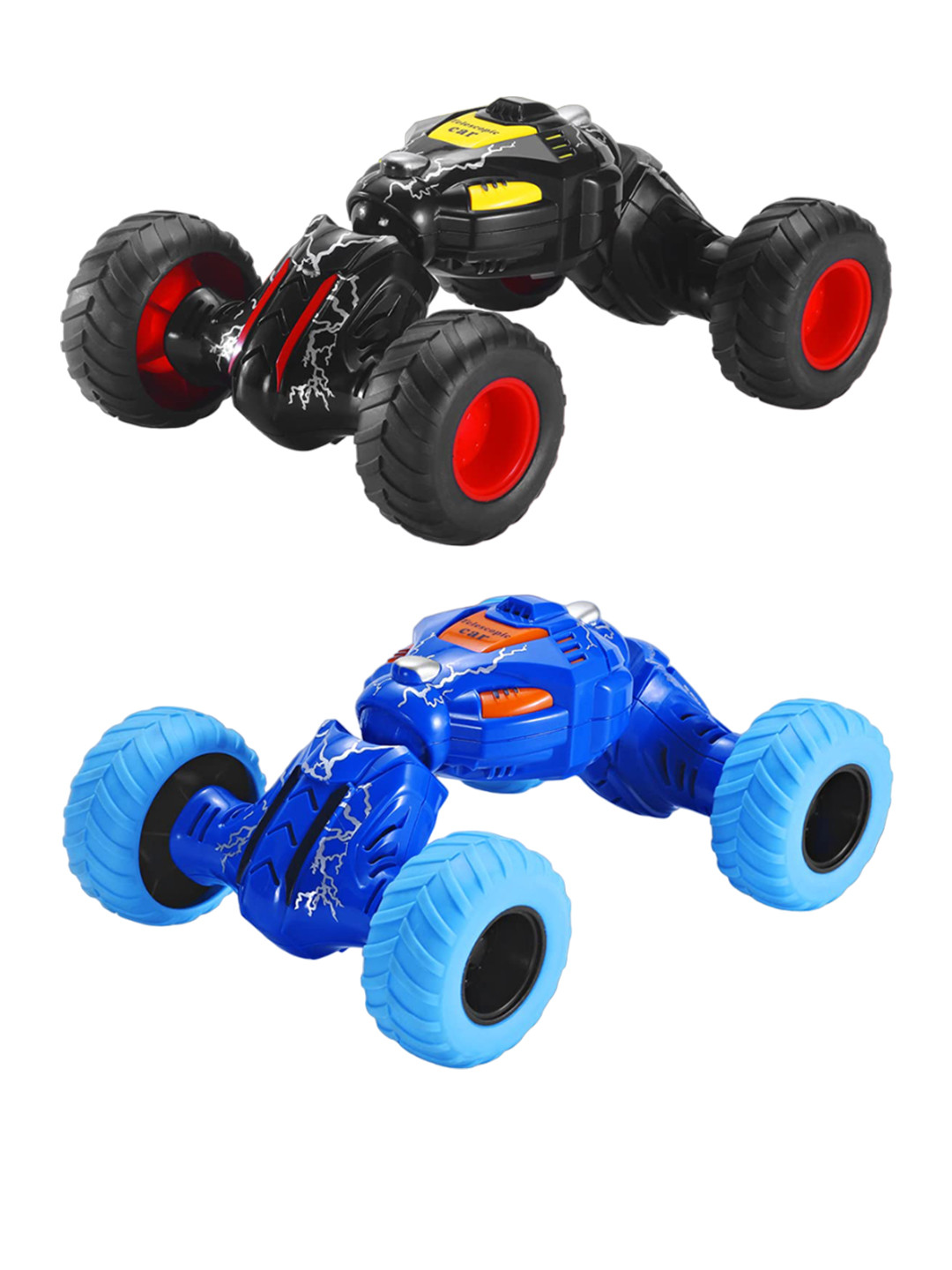 OPINA Kids Pack of 2 Monster Theme Pull Back Cars