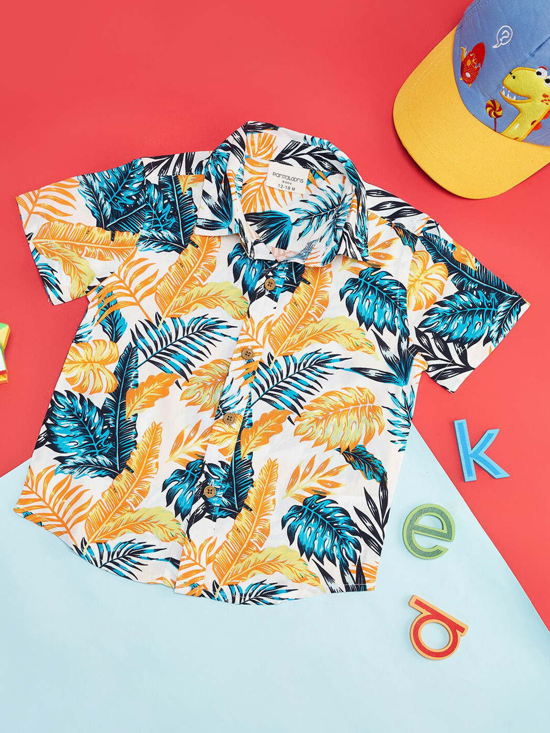 Pantaloons Baby Boys Tropical Printed Casual Shirt