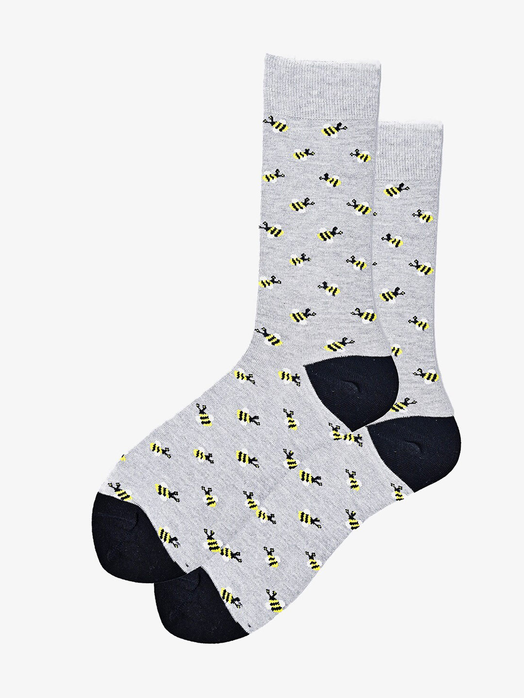 Soxytoes Men Patterned Comfortable Cotton Calf Length Socks