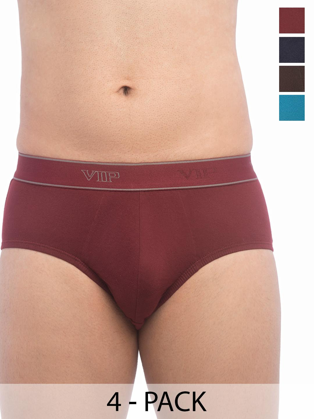 FRENCHIE Pack Of 6 Assorted Pure Cotton Briefs REGAL_1001_PO6_S