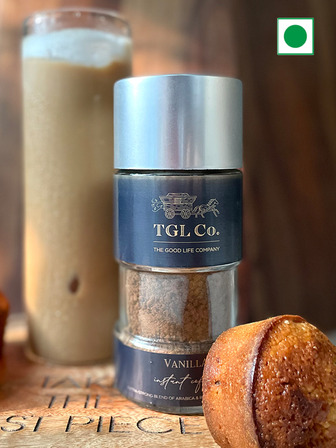 TGL Co. Vanilla Flavoured Instant Coffee -100gm