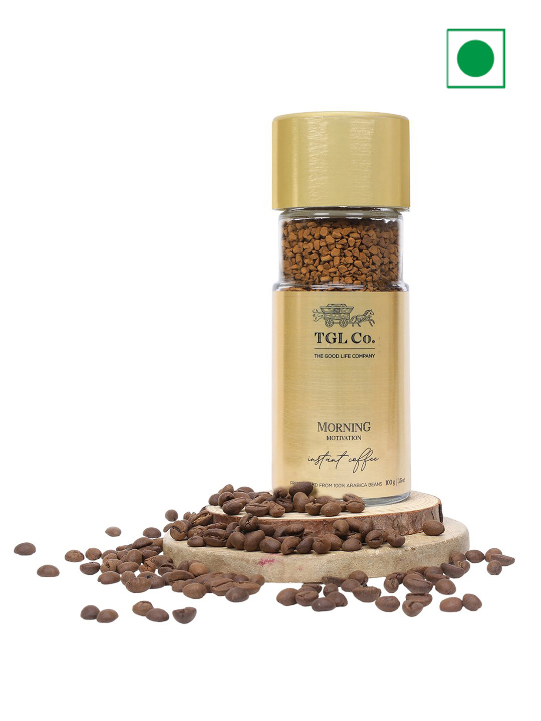 TGL Co. Morning Motivation No Artificial Flavour Instant Coffee Powder 100gm