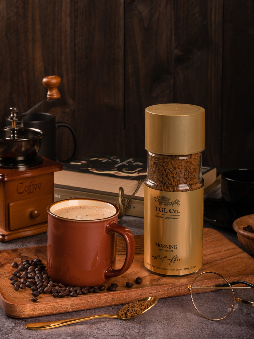 TGL Co. Set Of 2 Morning Motivation Instant Coffee - 100 gm