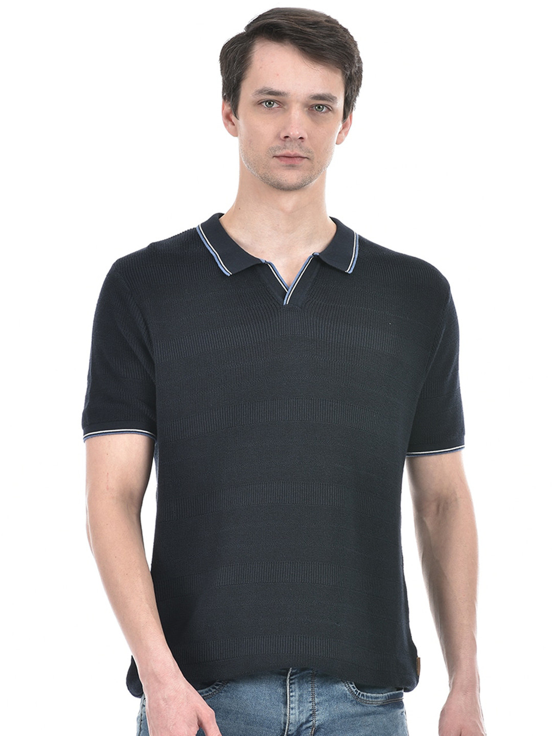Numero Uno Polo Collar Pure Cotton T-Shirt