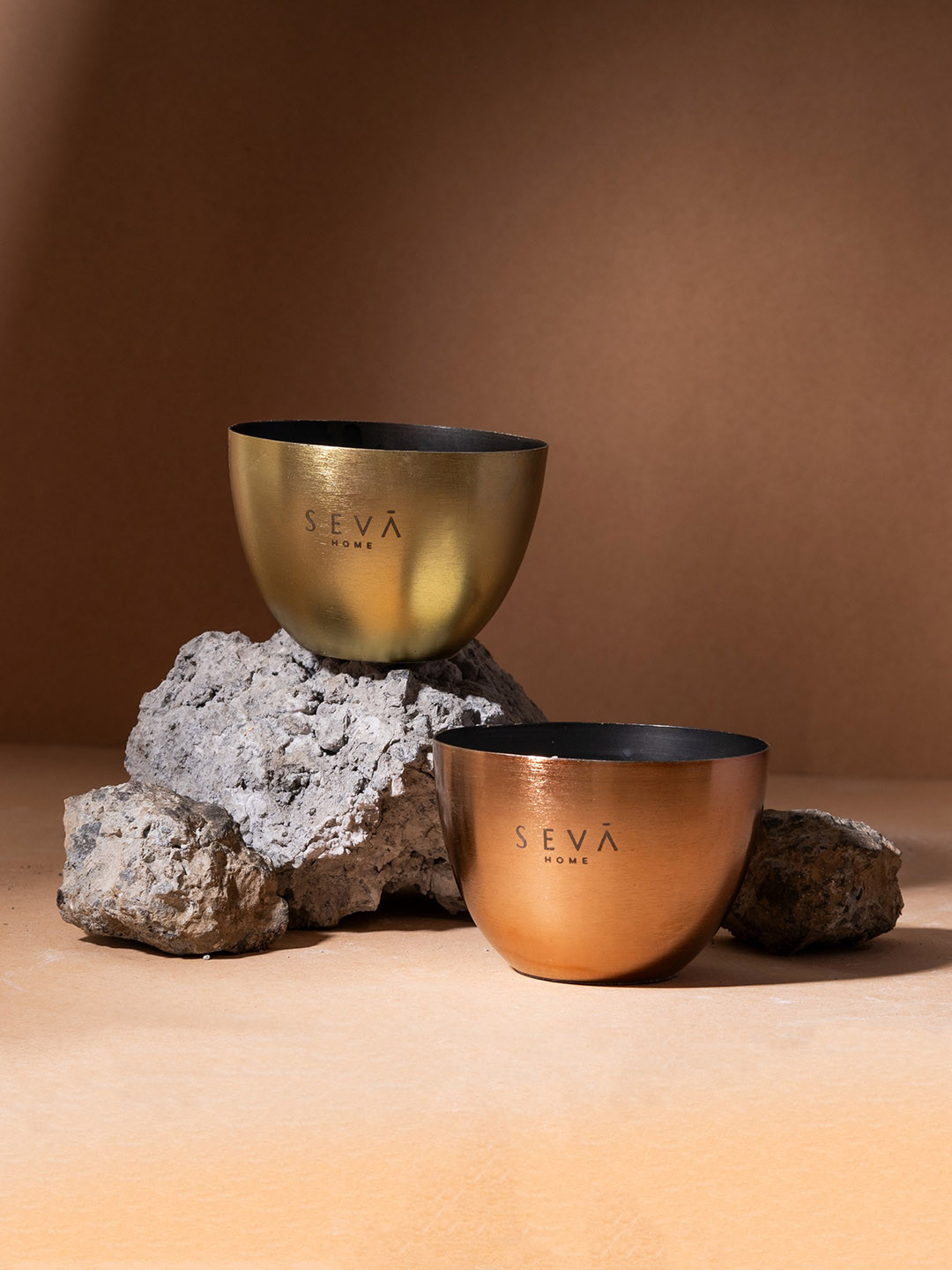 Seva Home Set of 2 Heirloom Mini Bowl Candles
