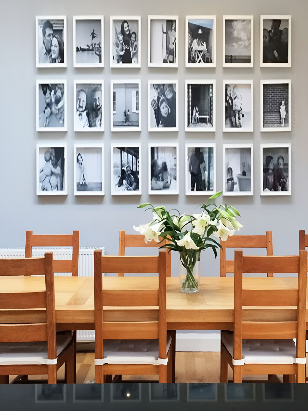 ArtzFolio White 21 Pieces Wood Wall Photo Frames
