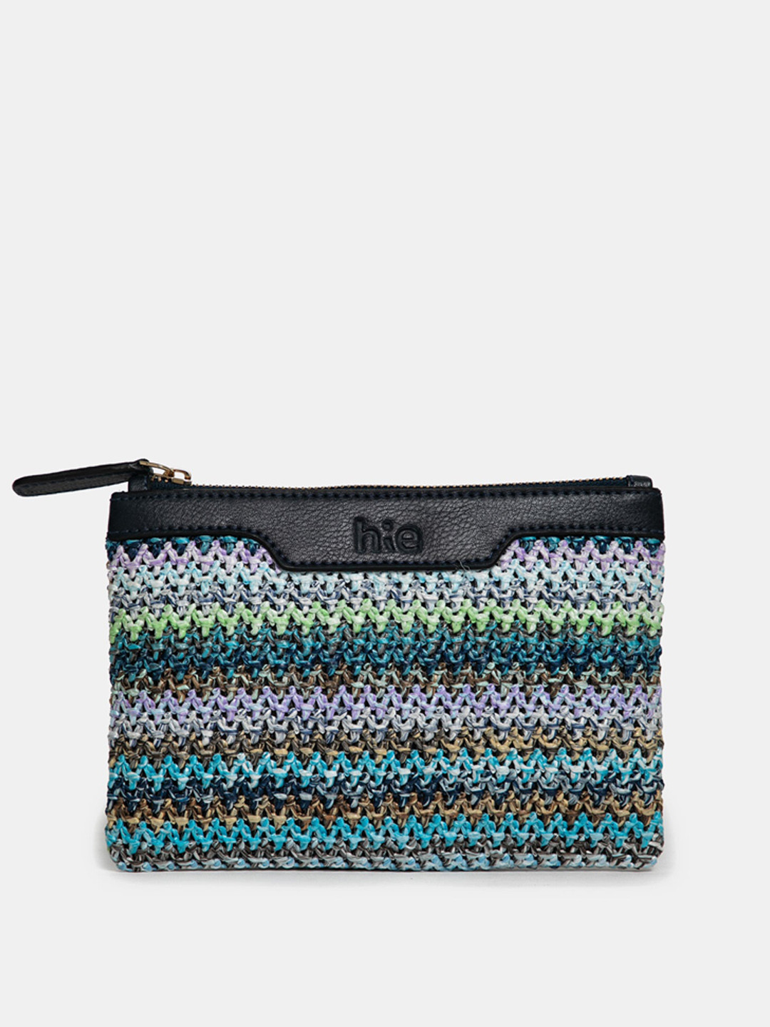HIE Textured Jute Pouch