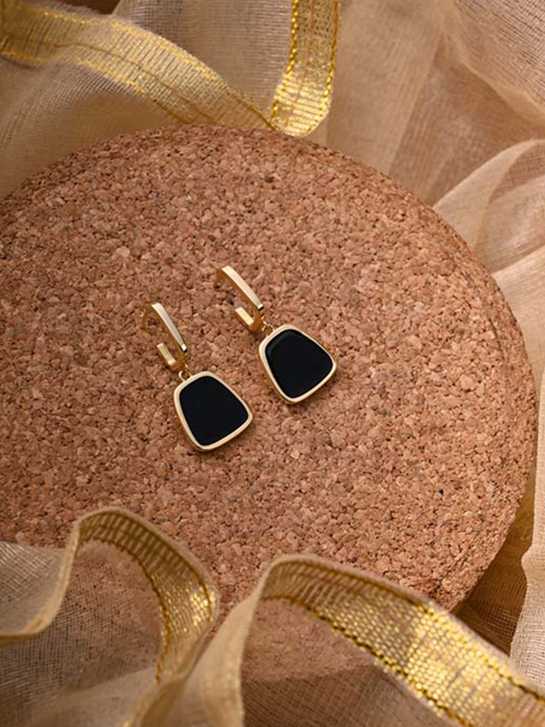 Lulala Copper-Plated Drop Earrings