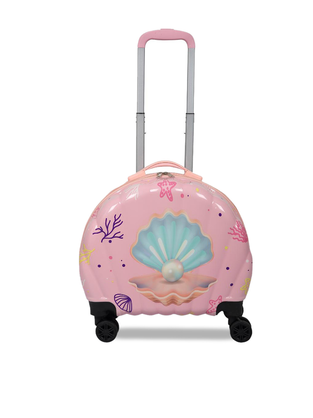 Polo Class Trendy Kids Printed Hard-Sided Trolley Bag