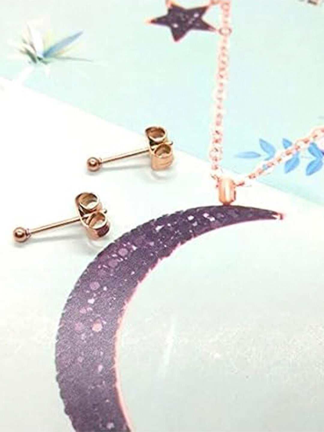 Abhooshan 925 Silver Gold Plated Ball Stud Earrings