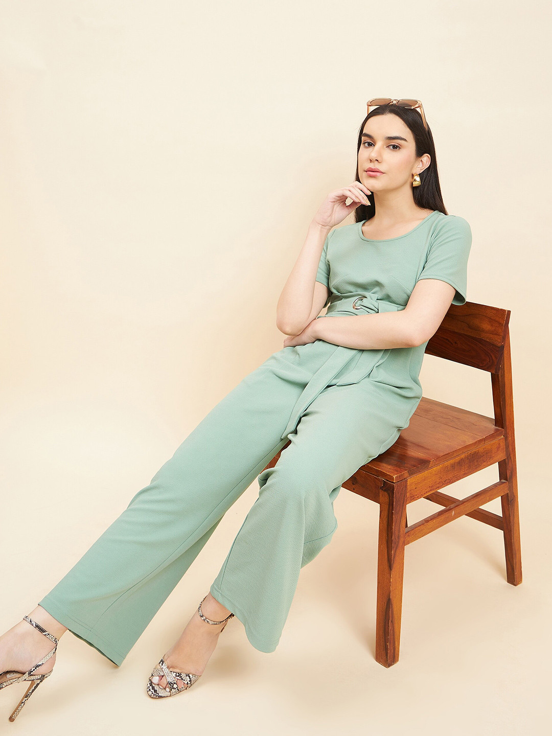 Gipsy Front Buckel Basic Jumpsuit