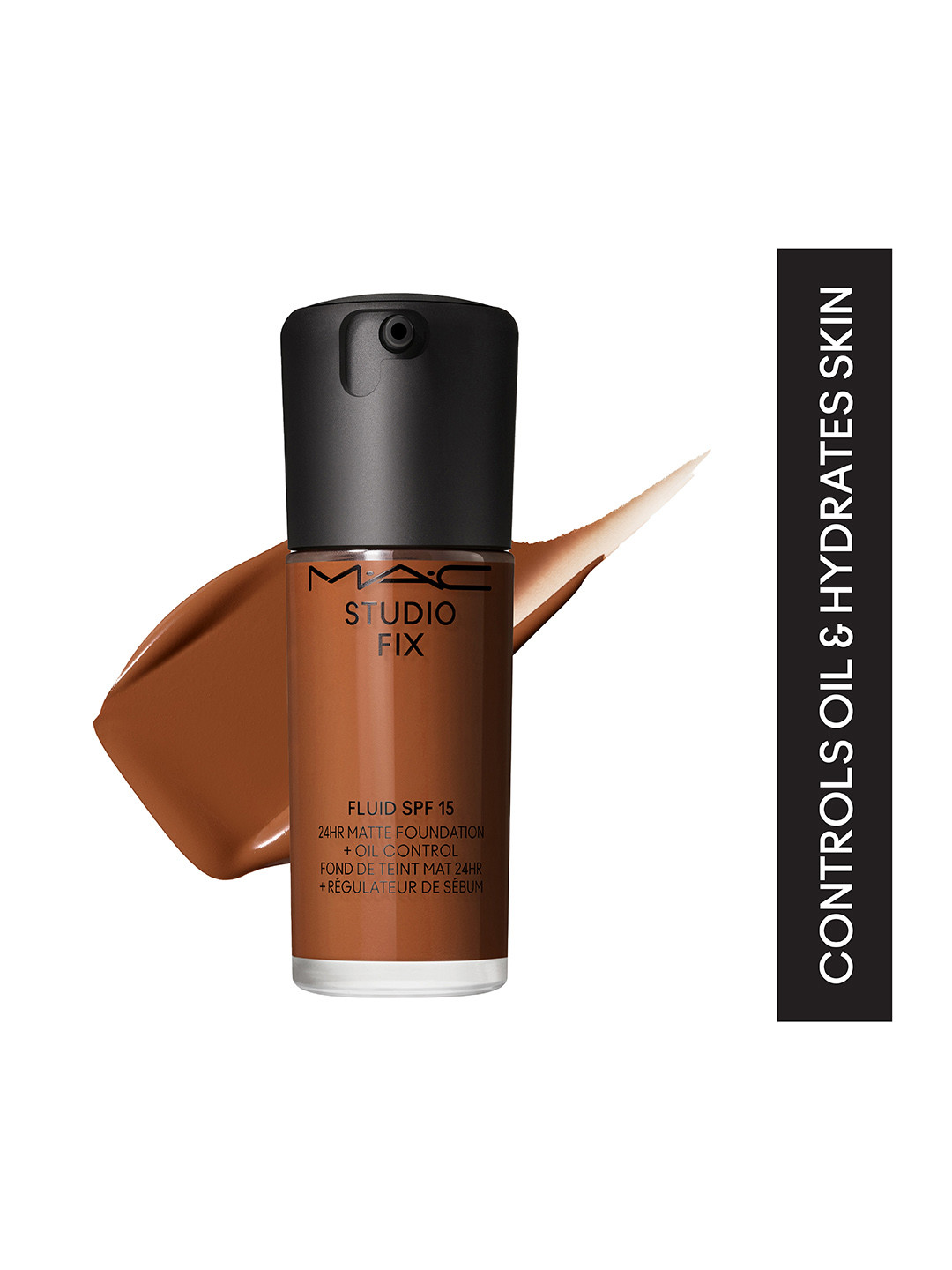M.A.C Studio Fix Fluid SPF 15 24Hr + Oil Control Matte Foundation 30ml - Shade NW 46