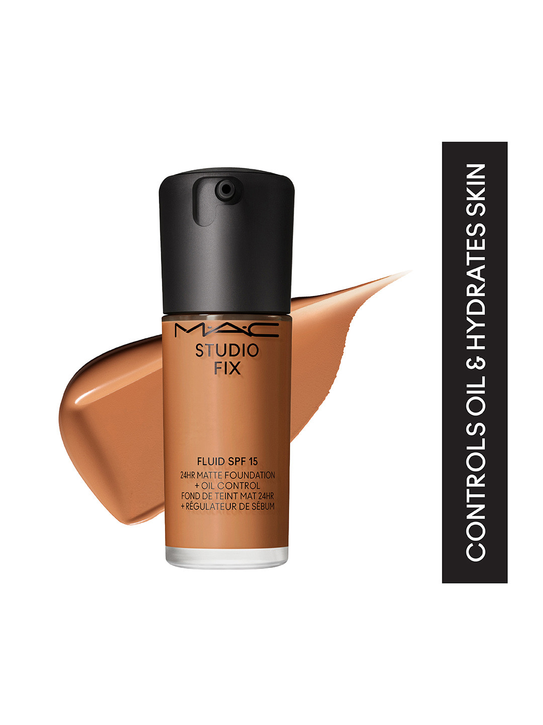M.A.C Studio Fix Fluid SPF 15 24Hr + Oil Control Matte Foundation 30ml - Shade NC 46