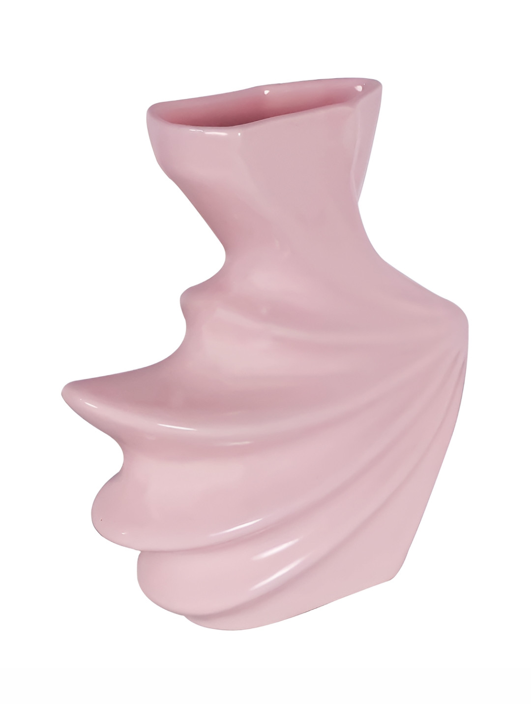 LASAKI Mayur Pink Ceramic Flower Vase