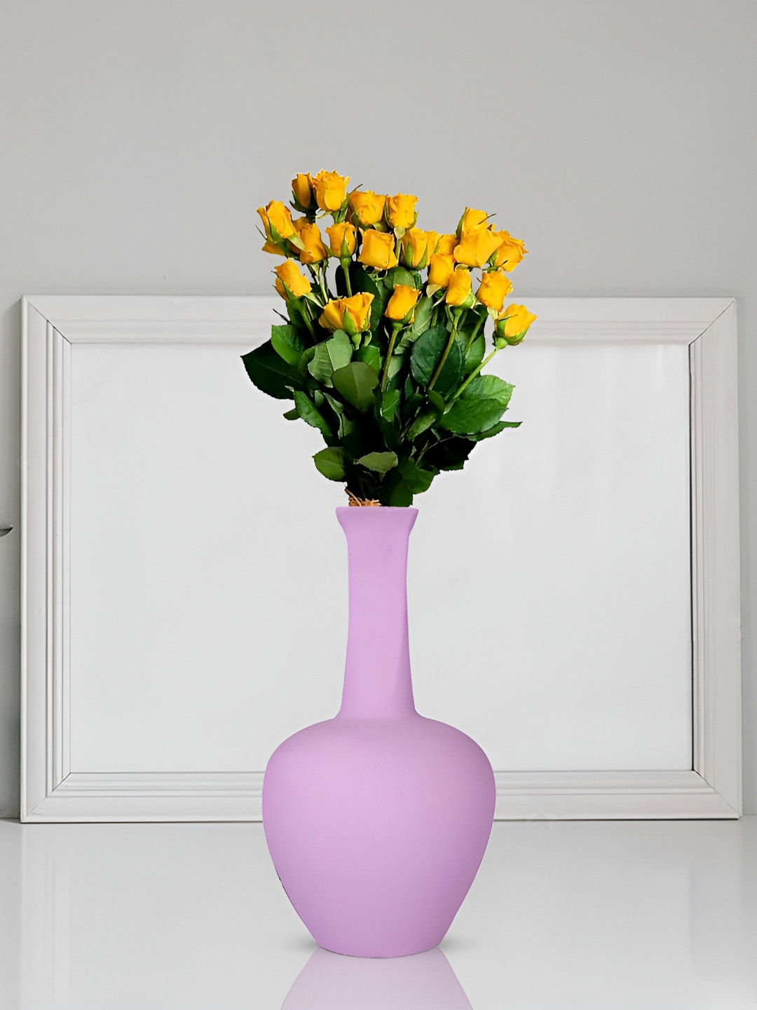 LASAKI Anjani Purple Ceramic Flower Vase