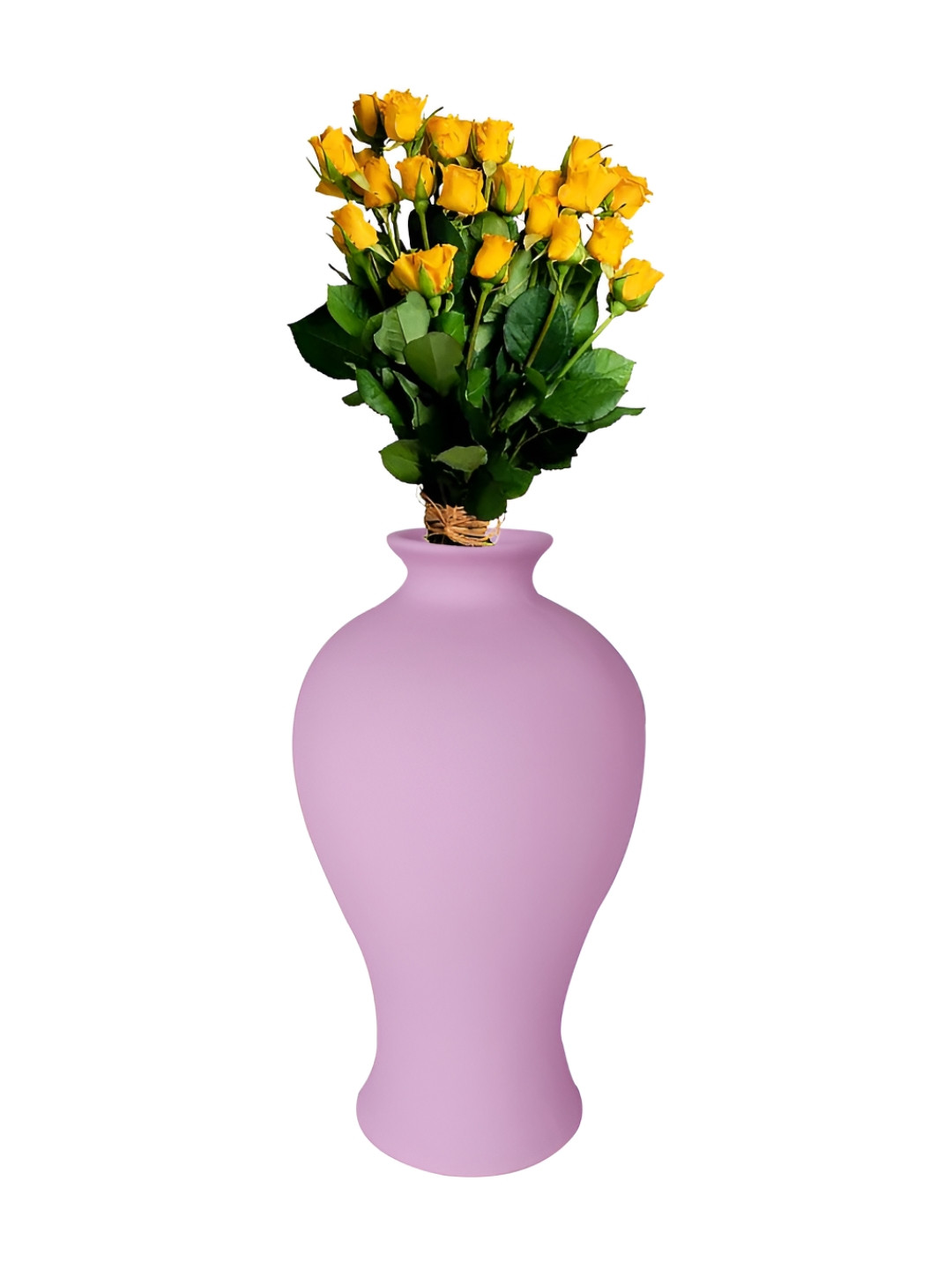 LASAKI Apsara Purple Ceramic Flower Vase