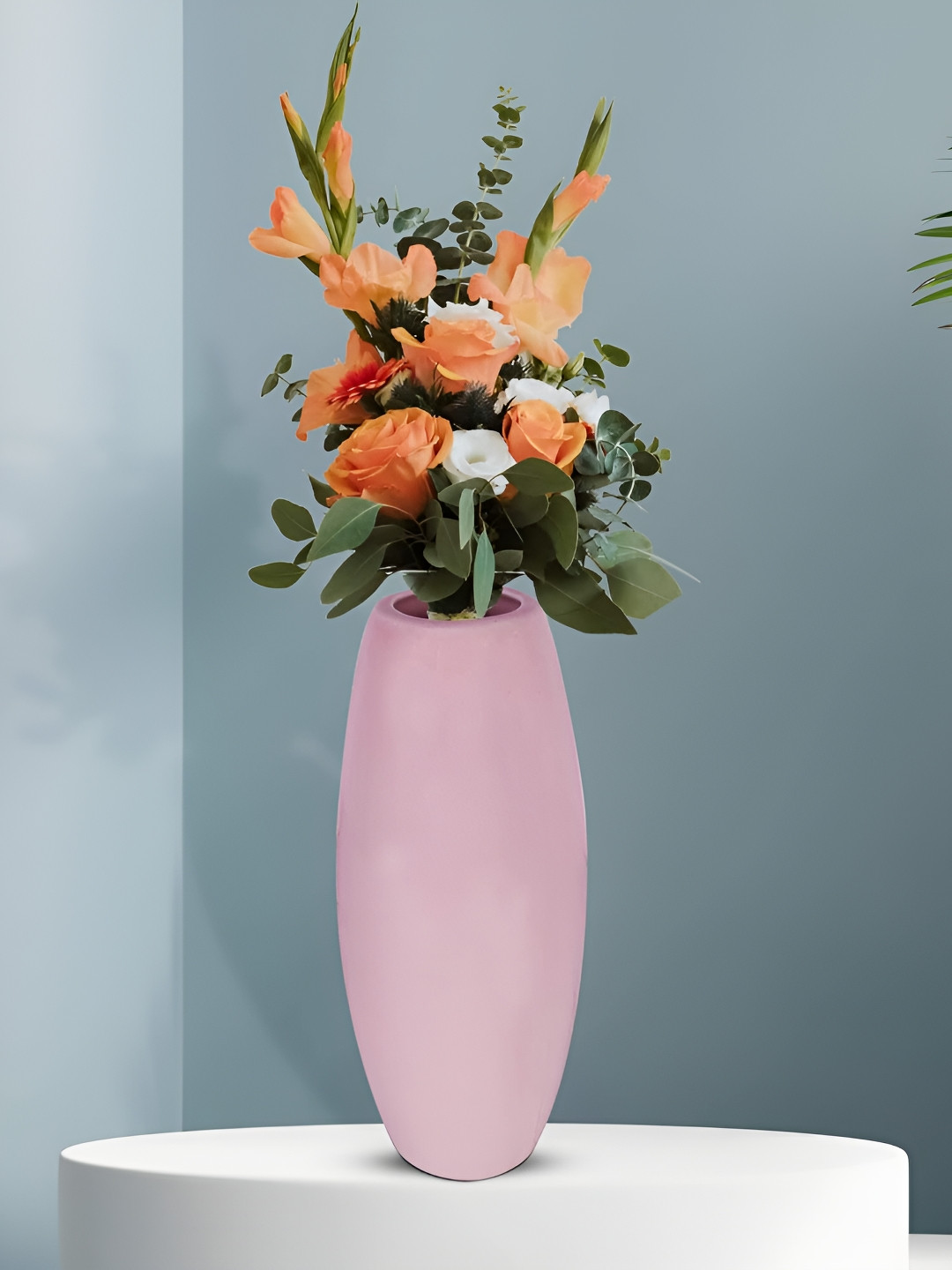 LASAKI Anaya Pink Ceramic Flower Vase