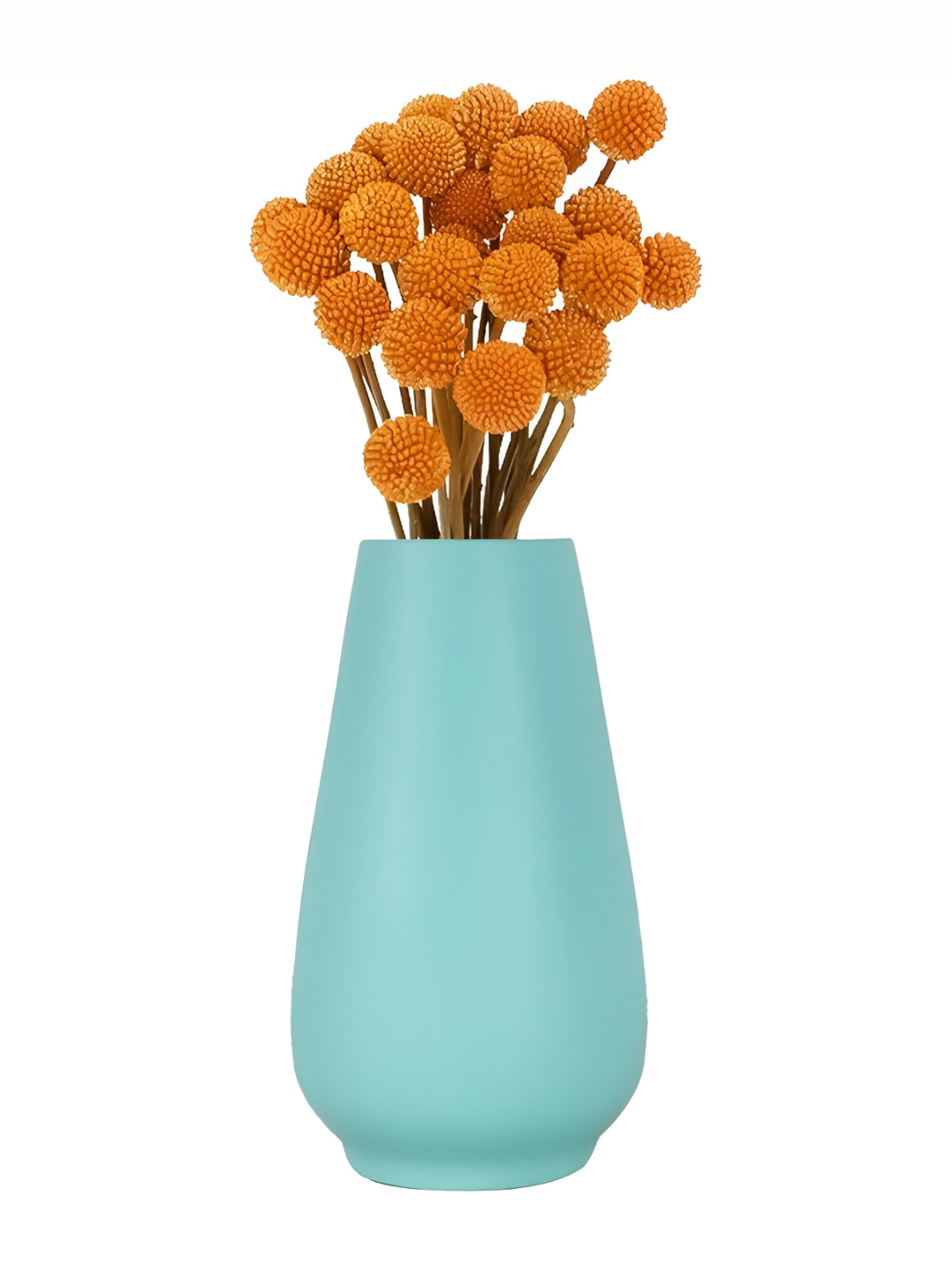 LASAKI Flavia Blue Ceramic Flower Vase