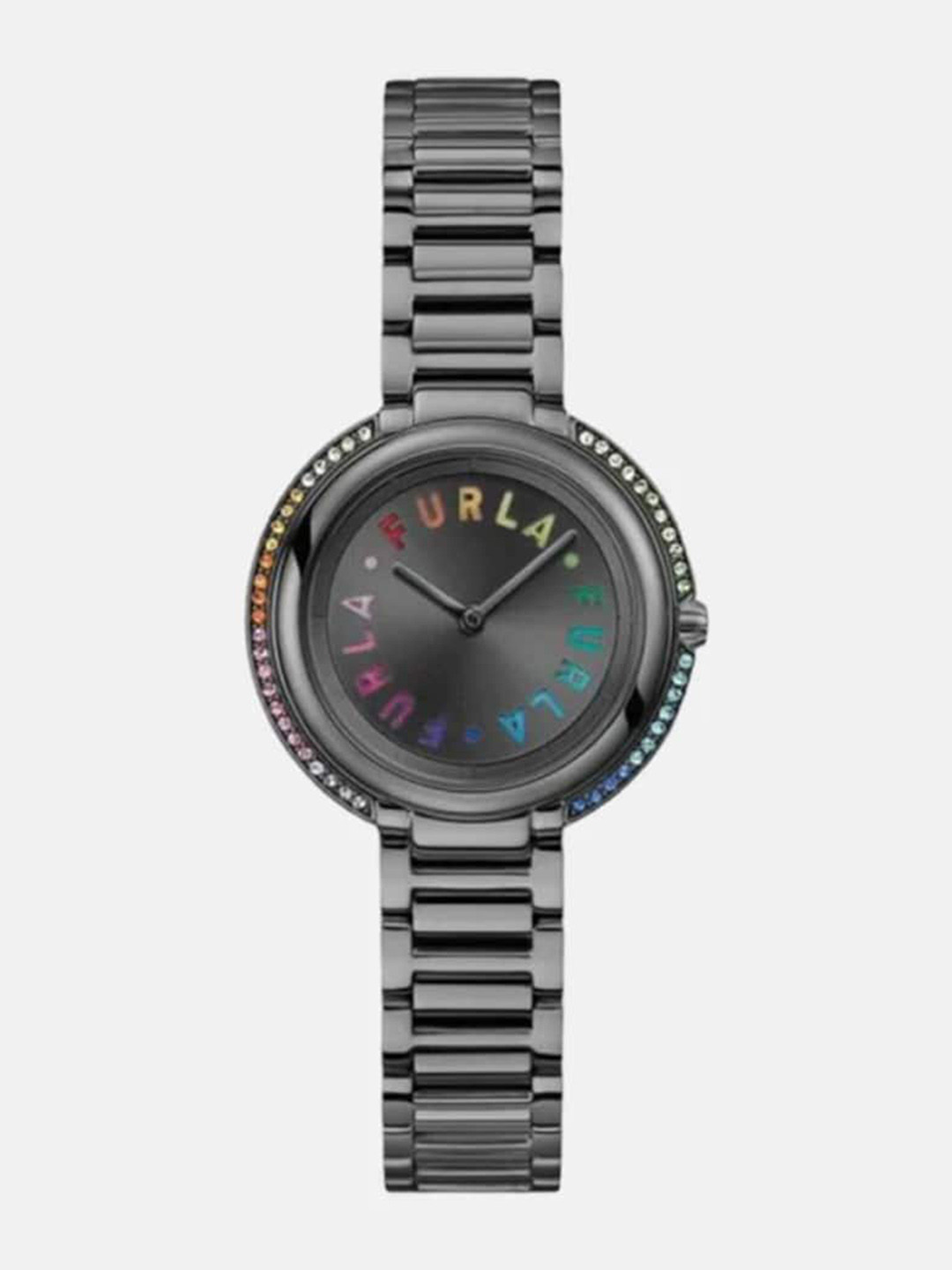 Furla Women Printed Dial & Stainless Steel Straps Analogue Watch WW00032003L7