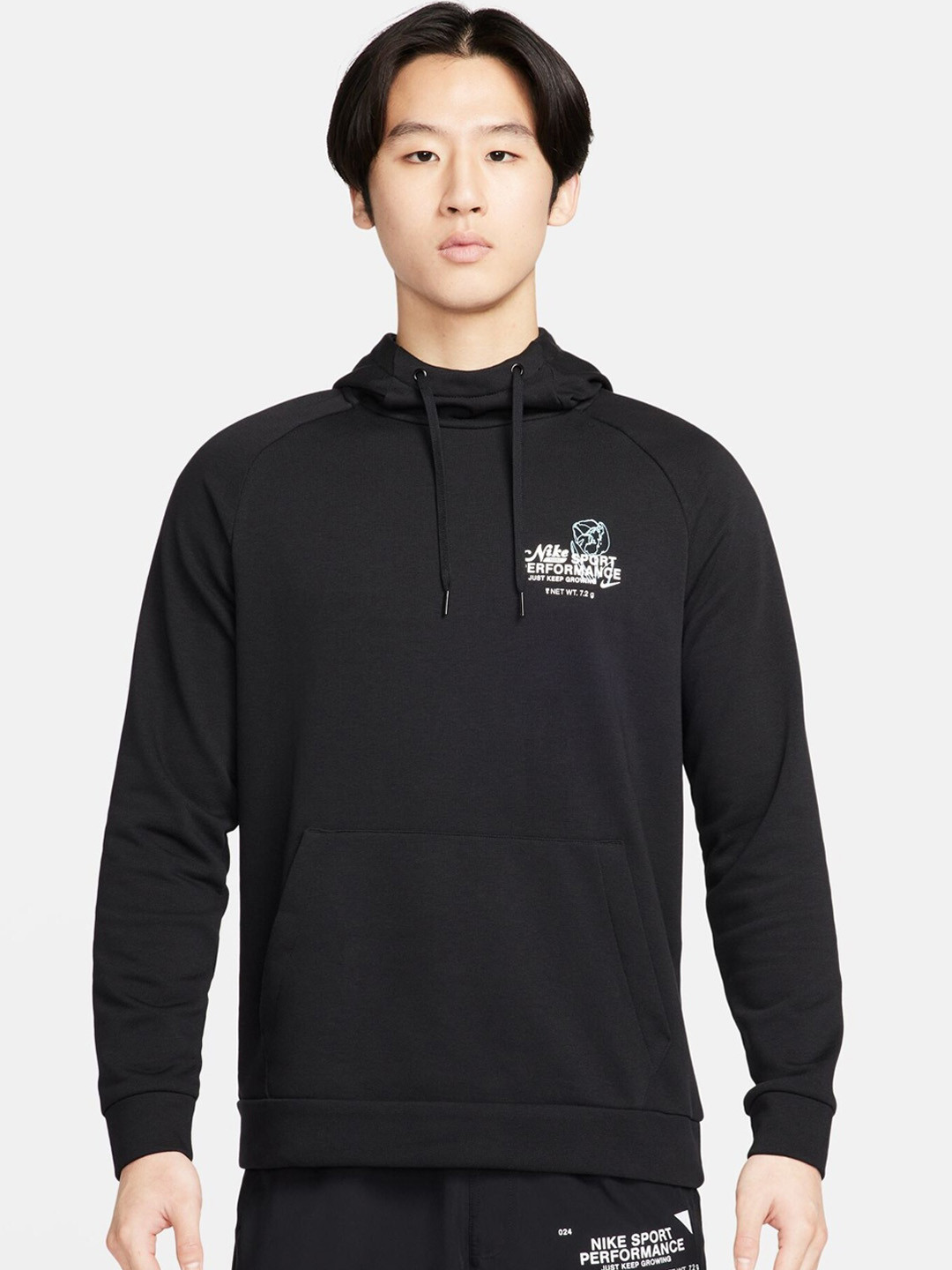 Nike Dri-FIT Printed Fitness Pullover Hooded Sweatshirt